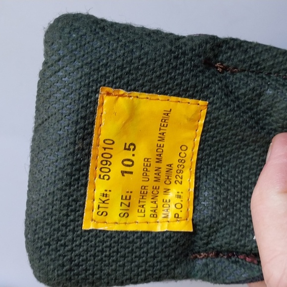 Leather Work Boots Padded Collar Goodyear Construction Brown by ITASCA - Picture 14 of 15